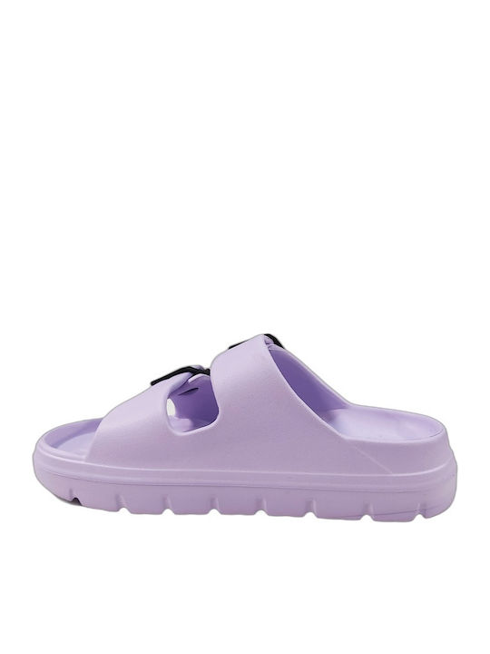 Superdry Superdry Damen Anatomische Flatforms Lila Sandalen