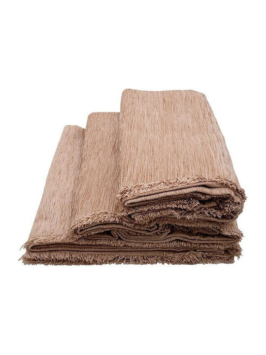 Sunshine Ριχτάρι Πολυθρόνας Chenille 300x180εκ. Μπεζ 141-29-2