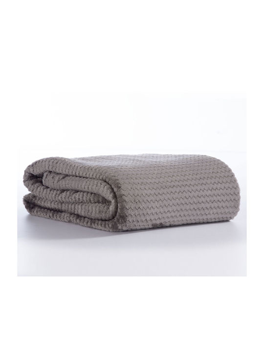 Nef-Nef Homeware Cameron Ριχτάρι Πολυθρόνας Fleece 130x180εκ. Grey 031789