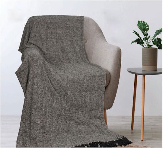 Flamingo Ajay Zweisitzer-Sofa Überwurf P180xM250cm Schwarz Flamingo Ajay Zweisitzer-Sofa Überwurf P180xM250cm Schwarz