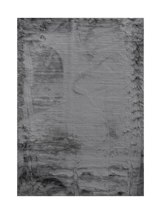 Balsan Rabbit Shaggy Furry Dark Grey