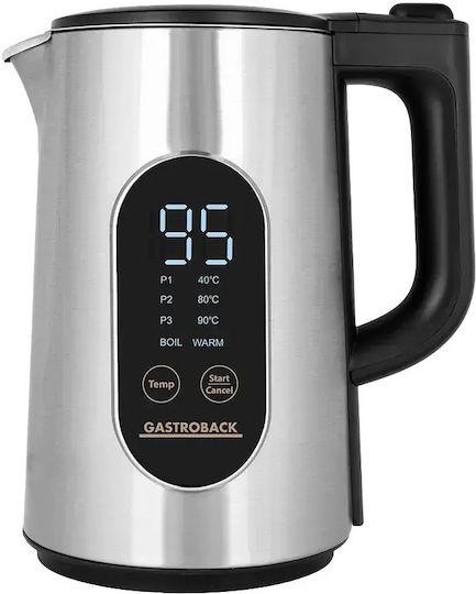 Gastroback Gastroback Wasserkocher 1,5l 3000W Grauer