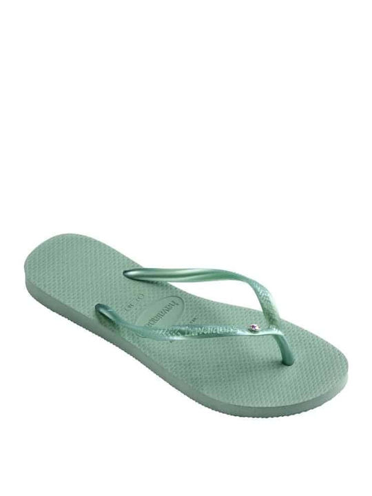 Slim Crystal Sw II Women's Flip Flops Venom Green