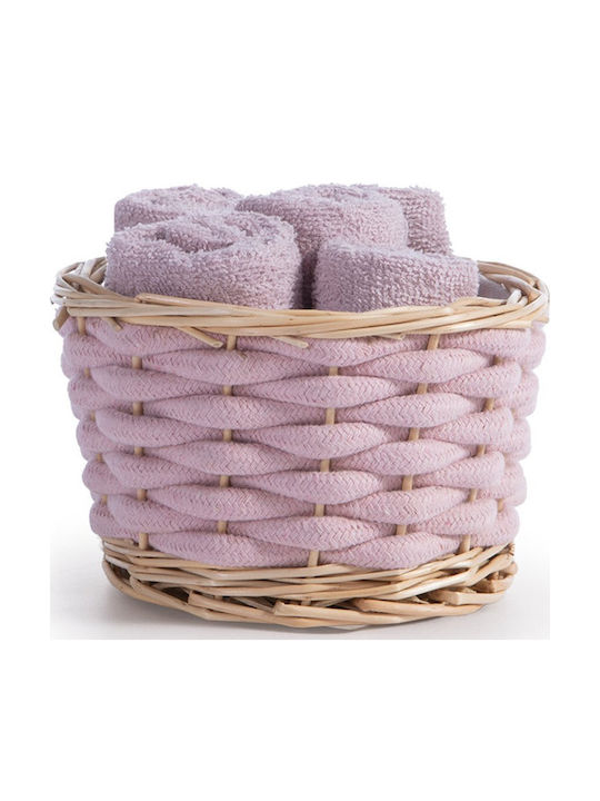 Σετ 5 Πετσέτες Χεριών Καλαθάκι Borra Nef Nef Homeware 105 Cream