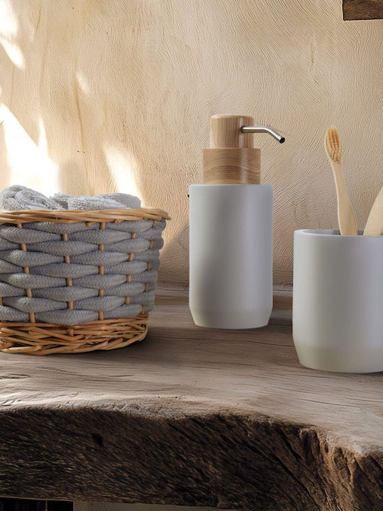 Σετ 5 Πετσέτες Χεριών Καλαθάκι Borra Nef Nef Homeware 105 Cream