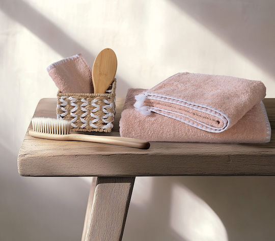 Nef-Nef Homeware Σετ 3τμχ Josephine Ροζ Βάρους 500gr/m²
