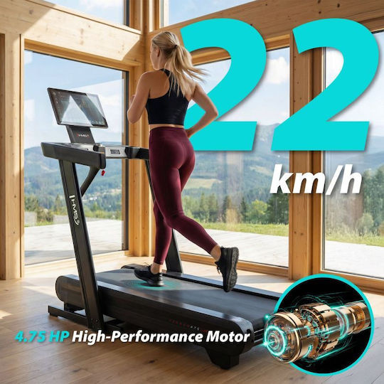 HMS 1.75hp Ηλεκτρικός Διάδρομος Γυμναστικής για Χρήστη έως 140kg