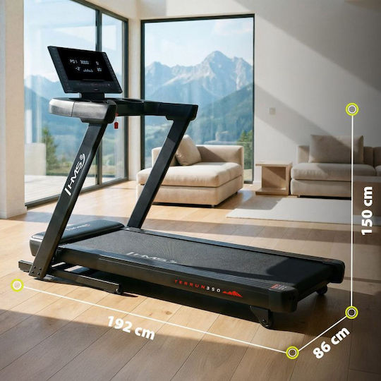 HMS 1.75hp Electric Foldable Treadmill for User up to 135kg