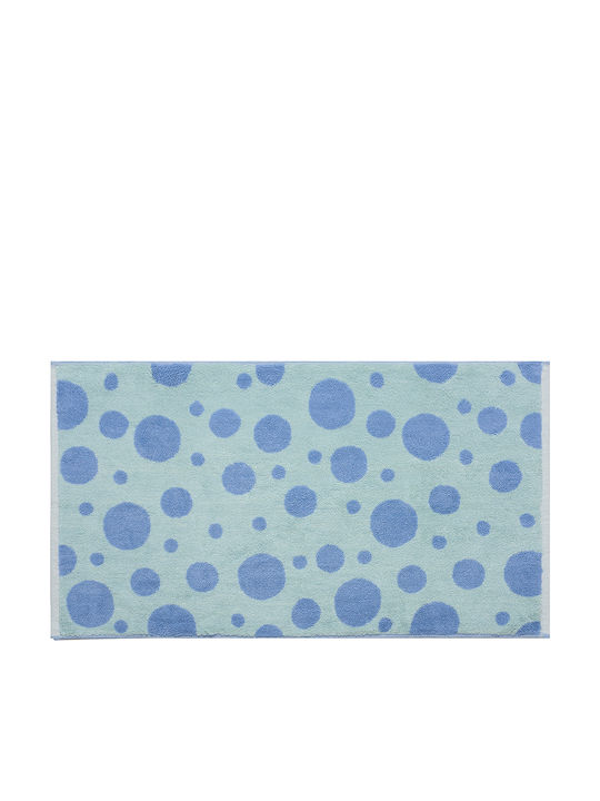 Kentia Face Towel Listra 50x90cm Turquoise Weight 550gr/m²