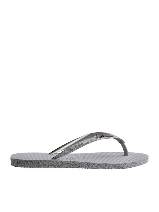 Havaianas Slim Sparkle II Flip Flops Γκρι