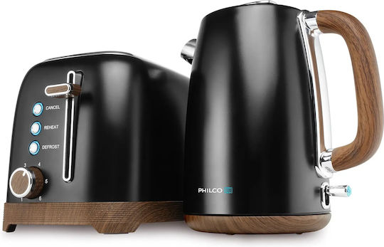 Philco Тостер Двуместен 850W Сив