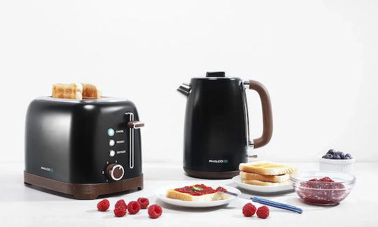 Philco Тостер Двуместен 850W Сив