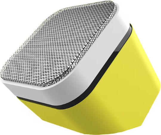 Pantone Ηχείο Bluetooth 3W με Διάρκεια Μπαταρίας έως 3.5 ώρες Κίτρινο PT-BS003Y