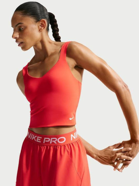Dri-Fit Red Red Women's Sports Bra Red