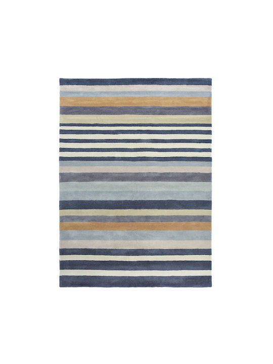Harlequin Lucrat manual Covor Rectangular Din lână Putty Navy