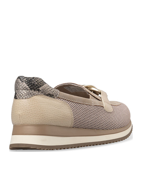Γυναικεία Loafers σε Μπεζ Χρώμα