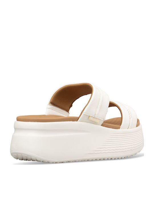 Platforme Dama Tip Slip On Bej