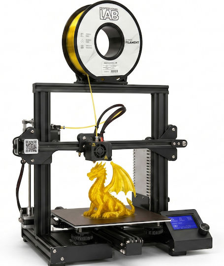Petg Filament 3D Drucker Professionell Labor 1 Kg 1,75 Mm Transparentes Gelb
