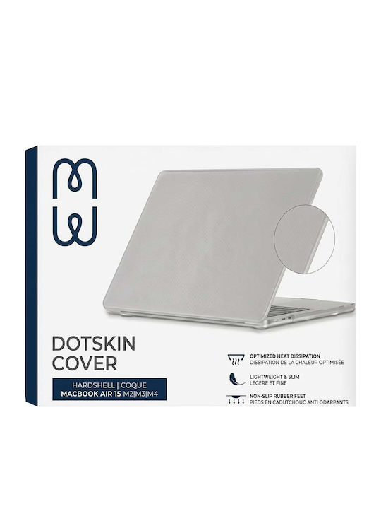 MW Rutschfeste Texturierte Starre Abdeckung Macbook Pro 16 Zoll Dotskin Modell Transparent