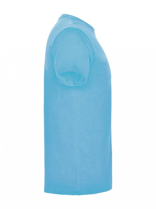 Roly Short Sleeve Work Shirt Sky Blue 100% Cotton Roly 3.961-skyblue
