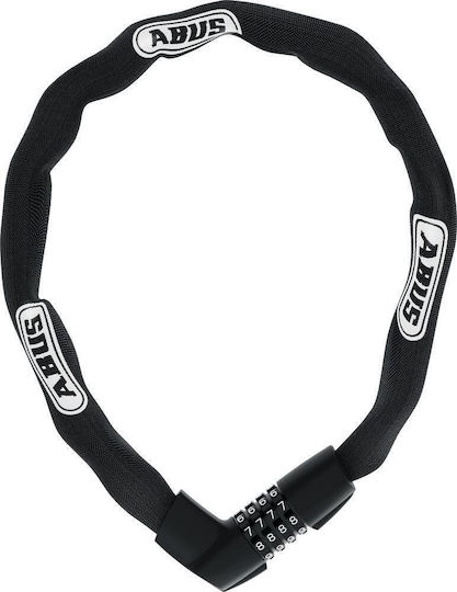 Abus Tresor 1385/75 Велосипедна катинарка с връзка с комбинация Черен