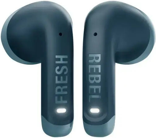 Fresh 'n Rebel Twins Core 2 Earbud In-ear Bluetooth Handsfree Headphones with Sweat Resistance and Charging Case Steel Blue