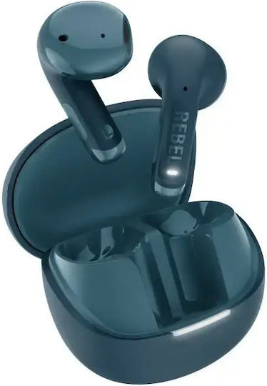 Fresh 'n Rebel Twins Core 2 Earbud In-ear Bluetooth Handsfree Headphones with Sweat Resistance and Charging Case Steel Blue