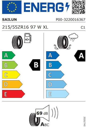 Sailun 215/55R16 97W Summer Car Tyre