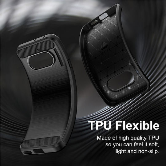 Techsuit Back Cover Silikon Grau Telefon ohne Kleber (4a)