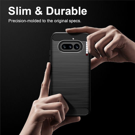 Techsuit Back Cover Silikon Grau Telefon ohne Kleber (4a)