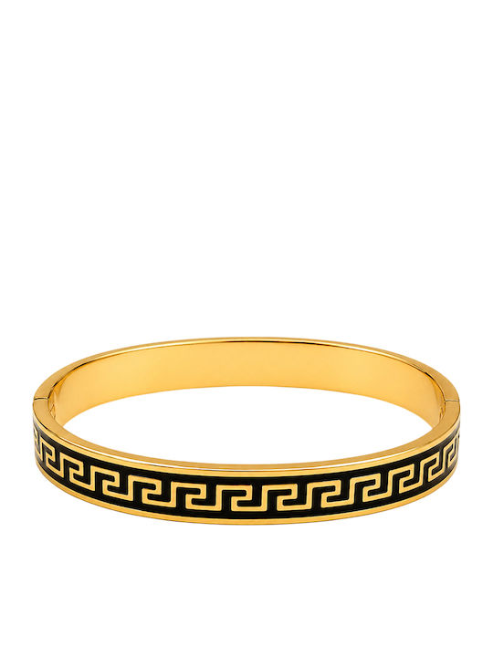 Awear Women's Gold Plated Steel Handcuff Bracelet Awear Women's Gold Plated Steel Handcuff Bracelet