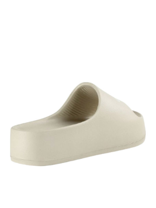 Women's Slides Beige