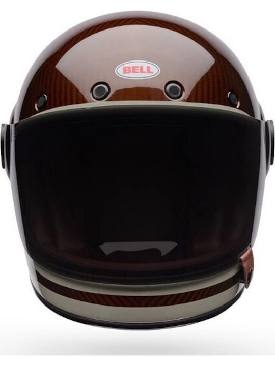Bell Bullitt GT Lane Burnt Orange Motorcycle Helmet Full Face DOT / ECE 22.06 1350gr