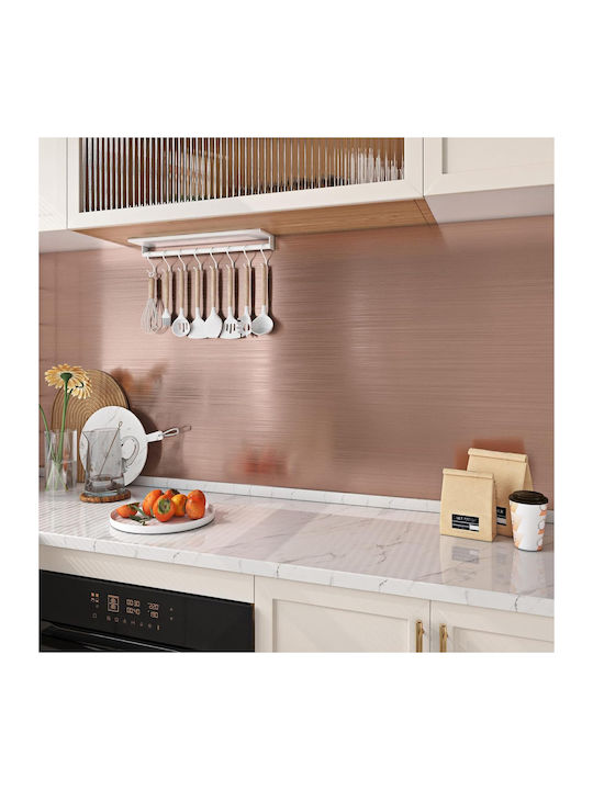 Self-adhesive Brushed Vinyl Furniture Film 40 Cm X 10 M Rose Gold