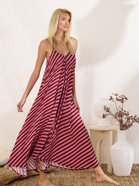 Summer Midi Dress Sangria