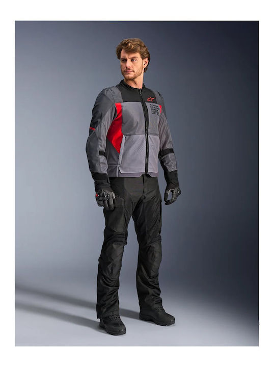 Alpinestars ST-2 Air Sommer Herren Motorradjacket Grau/Grau/Rot