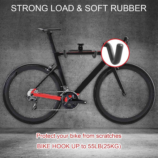 Bicycle Wall Mount Rack Adjustable Holder Set 2 Pieces