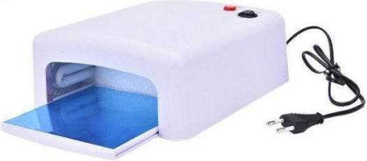 Set Aparat Manichiură Freză Unghii Aspirator Prafului Lampă Uv Albă