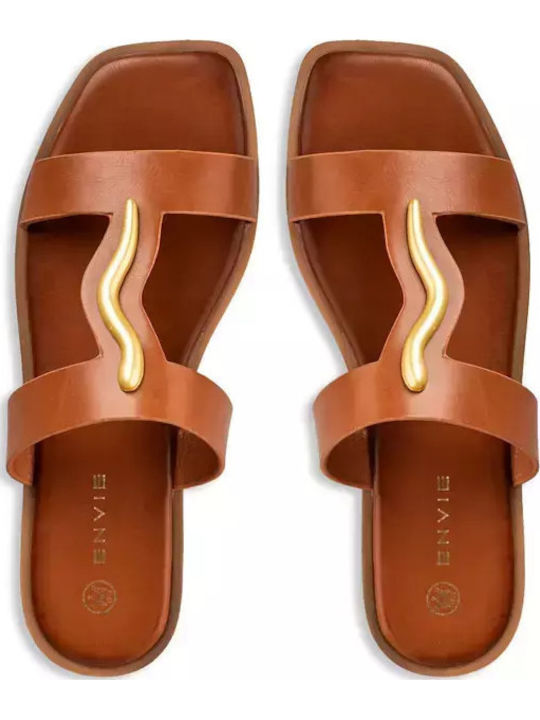 Women's Flat Sandals Tabac Brown