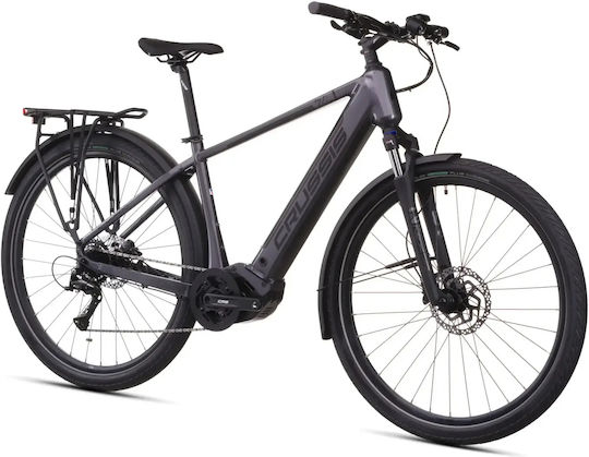 Crussis Crussis E-gordo 7.11 28" 2026 Bicicletă Electrică Trekking Gri