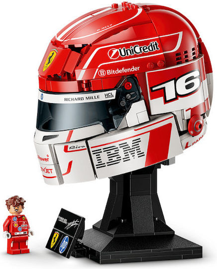 LEGO Editions Scuderia Ferrari HP Charles Leclerc Helmet for 14+ Years 886 Pieces
