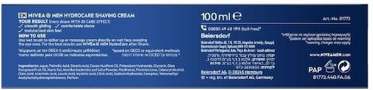 Nivea Men Hydrocare Shaving Cream 100ml