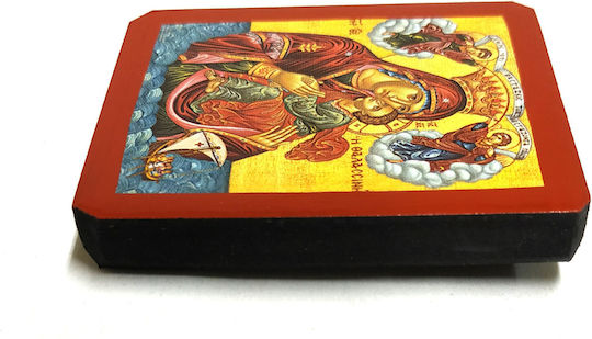Holy Mary Christ Sweet Kissing The Sea Flat Icon Category Paper Tal No 000 Dimension 4.5cm X 6.0cm Icon Wood Mdf S&k Byzantine Icons
