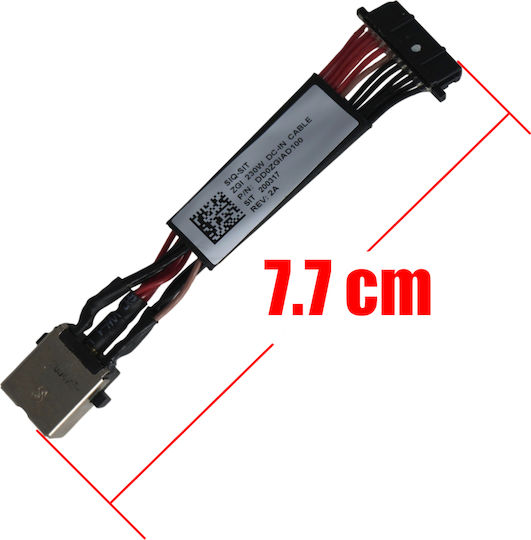 Acer Dc Power Jack Socket Power Supply Connector for Conceptd 7 Ezel Cc715-71 Cc715-72 Cc715-73 Cc715-91 Cc715-92 Dd0zgiad100 50.c5dn7.006 Dd0zgiad000 7.7cm 12pins Code 31108