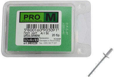 Pro m Pro m Nieten M3.2x6mm 20 Stück