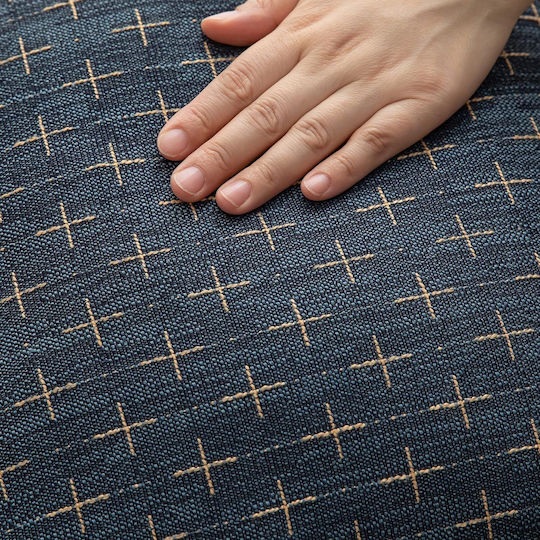 Mandioo Decorative Pillow Case Navy Blue 45x45cm