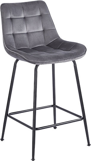 Σκαμπό Μπαρ Ermina Grey 49x50x64εκ. Σκαμπό Μπαρ Ermina Grey 49x50x64εκ.