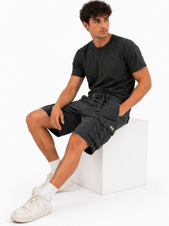 Herren Cargo Shorts Anthrazit