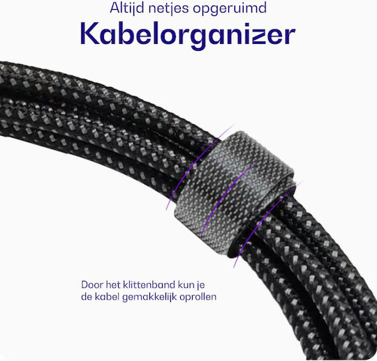 Buddi Flex USB-A to Lightning Cable 12W Black 2m