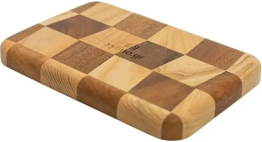 Плитка Правоъгълна Дървена Чиния 20x14см pl00082.001